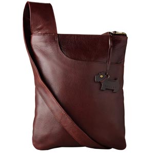 Popular brown shoulder bag by Radley with attractive, vintage-look patina. Large internal and extern