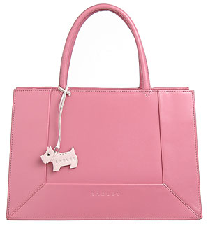 Combining practicality and style, this pink leathe
