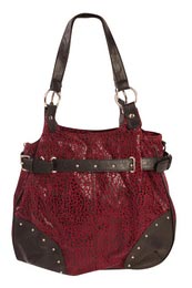 Unbranded Raegan aniimal print stud trim tote bag