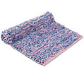 Rag Bath Rug - pink/blue