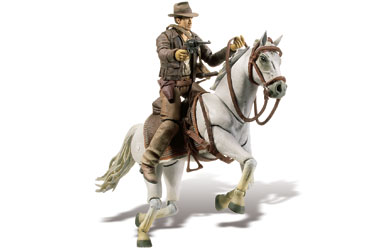 Unbranded Raiders of the Lost Ark - Indiana Jones with Horse