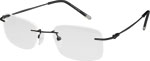 A square style invisible frame that are sophisticated and discreet. They benefit from the air-lock s