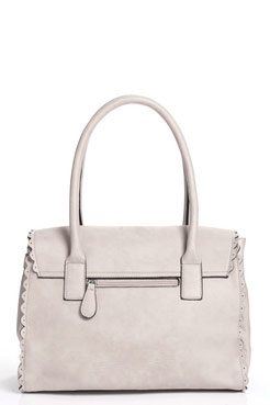 Unbranded Raine Scalloped Edge Twist Lock Bag