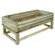 Unbranded Raised bed 180cm wooden planter