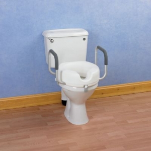 Unbranded Raised Toilet Seat with Arms