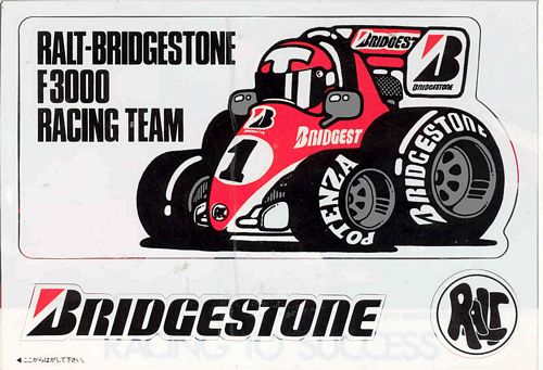 Ralt-Bridgestone F3000 Racing Team Sticker on Pict