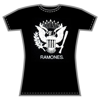 Ramones - Flocked Crest T-Shirt