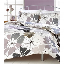 Unbranded Rania Grey Quilt Cover Set Double