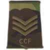 Unbranded Rank Slide - CCF Sergeant (Combined Cadet Force)
