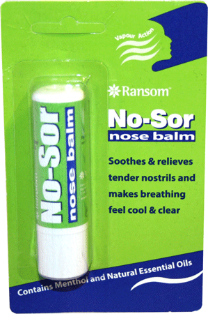 Ransoms No-Sor Nose Balm 4.1g: Express Chemist offer fast delivery and friendly, reliable service. Buy Ransoms No-Sor Nose Balm 4.1g online from Express Chemist today!