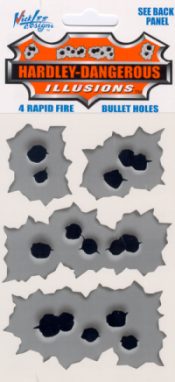Rapid Fire Bullet Holes Sticker Sheet