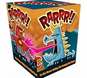 In RARRR!! players first draft monster power cards in order to build their perfect monster then draft power bid cards to fuel their monstersand39; rampages through cities Cities are destroyed using a bidding system and players are limited in their bi