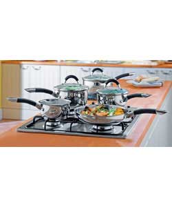 Unbranded Ready Steady Cook Bistro 5 Piece Pan Set