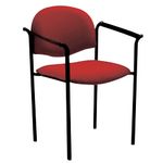 Reception/Conference Chair With Arms-Burgundy