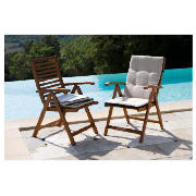 Unbranded Recliner Seat Pad, 2 pack Stone