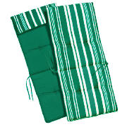 Unbranded Recliner Seat Pads - Green, Pack Of 2