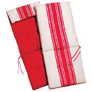 Unbranded Recliner Seat Pads - Red, Pack Of 2