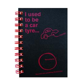 Unbranded Recycled Car Tyre Note Pads - A6