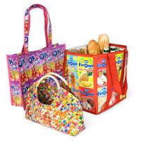 Unbranded Recycled Juice Bags (Woven Handbag)