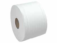 Unbranded Recycled white mini jumbo toilet roll, 150m