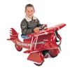 Unbranded Red Baron Bi-Wing PedalPlane: - Red