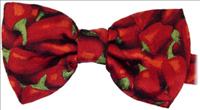 Unbranded Red Chilli Bow Tie by Robert Charles