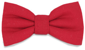 Unbranded Red Clip-On Bow Tie
