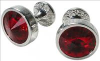 Unbranded Red Crystal Goblet Cufflinks by Mousie Bean