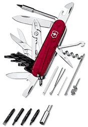 Red Cyber Tool 34 Knife by Victorinox