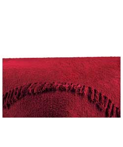 Unbranded Red Feather Throw