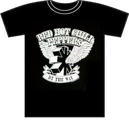 red hot chili peppers by the way t shirt