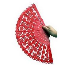 Unbranded RED LACE FAN