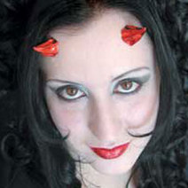 Unbranded RED MET CREATURE HORNS