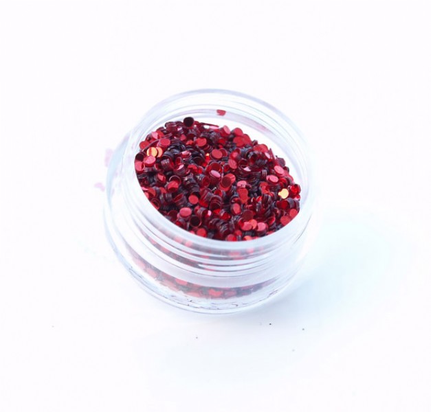 Unbranded Red mini glitter dust