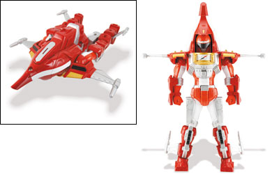 Unbranded Red Moto-Morph Power Ranger