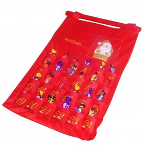Unbranded (Red) Personalised Christmas Advent Calendar