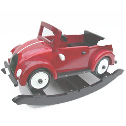 Red Rocking Car