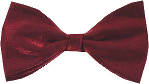 Unbranded Red Shimmer Bow Tie