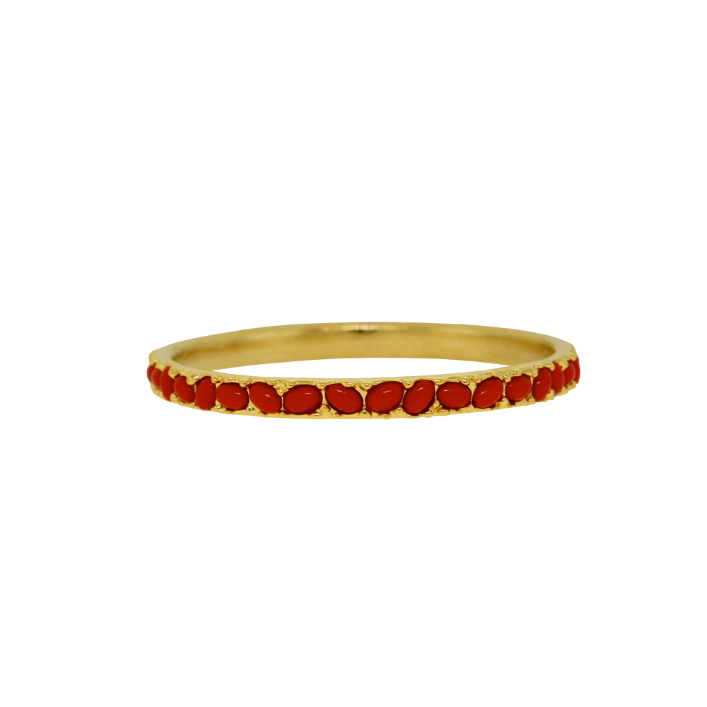 Unbranded Red Stone Bangle