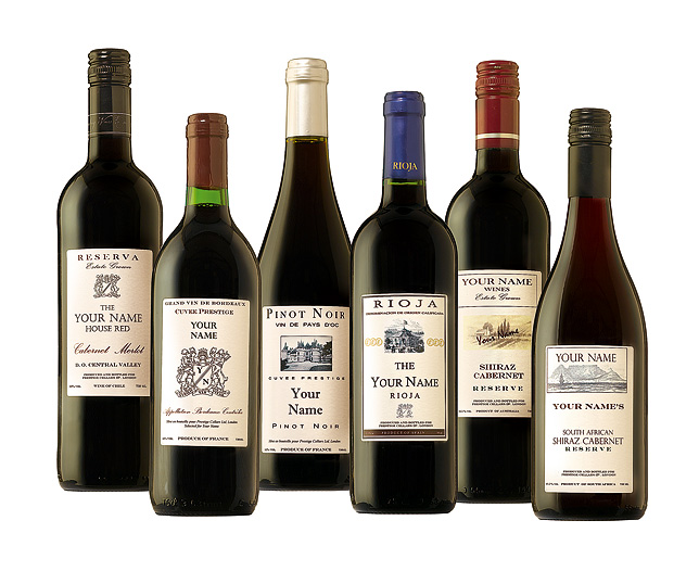 Unbranded Red Wine Case - 6 Bottle