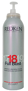 Give your hair a blast and exaggerate its fullness with this moisturising foam. This mousse builds