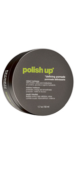 Polish Up defining pomade Buff up hair with high shine! Works through hair for strong definition