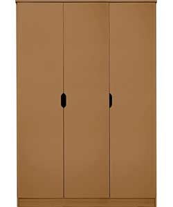 Unbranded Reese 3 Door Wardrobe - Oak