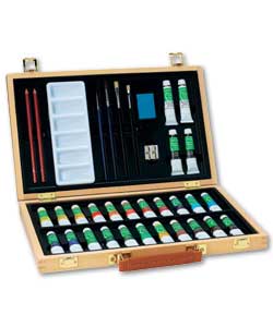 Reeves Superior Acrylic Wooden Box