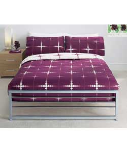Reflex King Size Duvet Cover Set - Magenta