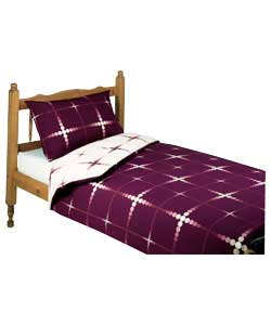Reflex Single Duvet Cover Set - Magenta