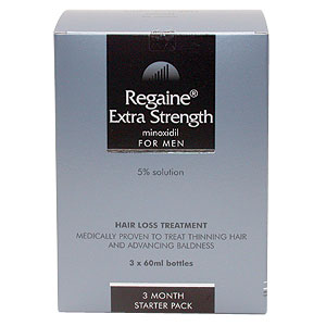 Regaine Extra Strength For Men 3 Pack - size: 3x60ml