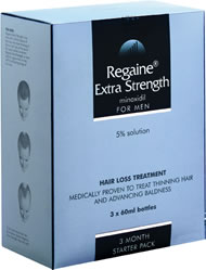 Regaine Extra Strength For Men (3 x 60ml) (Minoxidil)