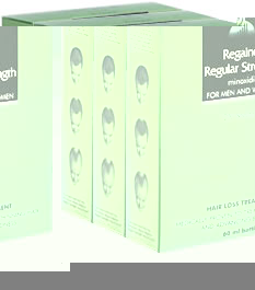 Regaine Regular Strength for Men and Women (3 x 60ml pack) (Minoxidil)