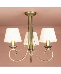 Regal 3 Arm Ceiling Fitting